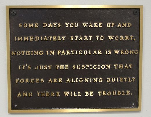 Everyone worries - photo courtesy of Son of Groucho
